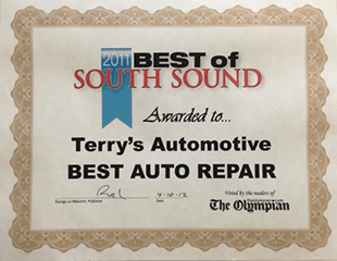Best of South Sound Award